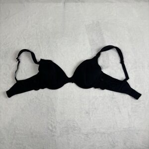 Motherhood Maternity Black Padded Side Lace Floral Bra Women's 36C‎